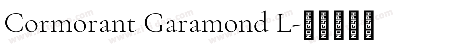 Cormorant Garamond L字体转换